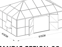 SCANDIC GEFION CUBE 25,5 DRIVHUS